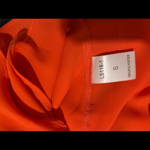 THML orange blouse - Picture 4 of 4